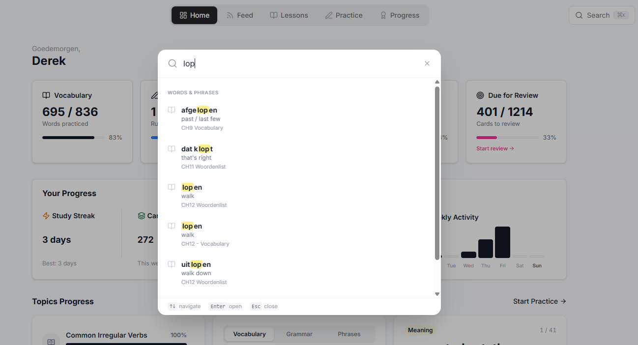 Search function